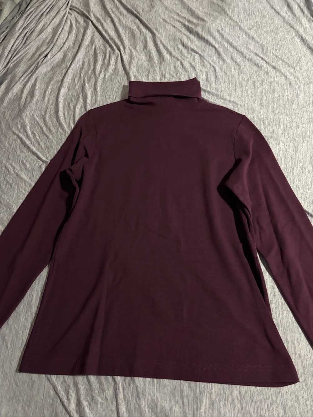 Peruvian Connection Plum Long-Sleeve Turtleneck - Picture 1 of 3